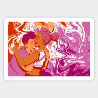 Lesbian Lovers Sticker